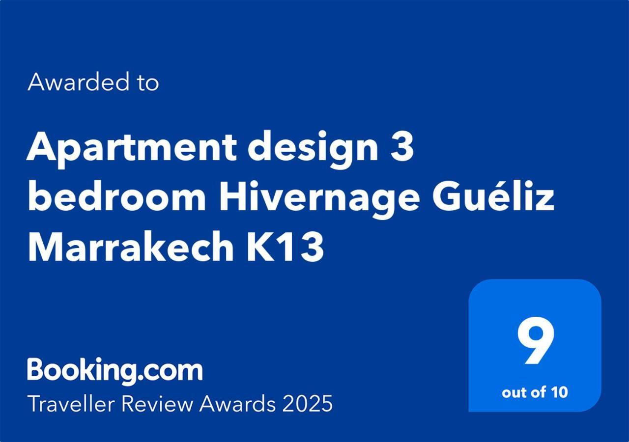 Apartment Design 3 Bedroom Hivernage Gueliz Marrakech K13 Marrakesch Exterior foto
